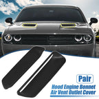 Pair Engine Hood Air Conditioner Outlet Cover Trim for Dodge Challenger (2015–2023) 724708431330