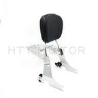 Chrome Sissy Bar Passenger Backrest Pad for Harley Sportster (2004–2016)