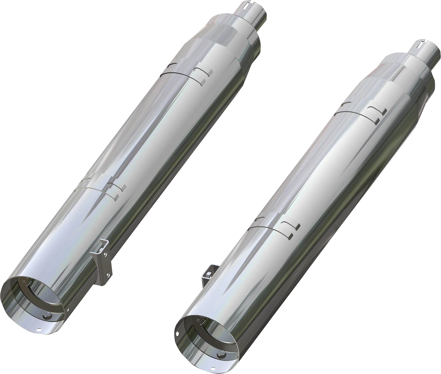 4.5" War Hammer Mufflers for (2022) - Chrome