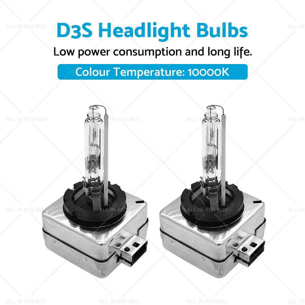 D3S 10000K HID Xenon Headlight Bulbs for Audi Land Rover Kia