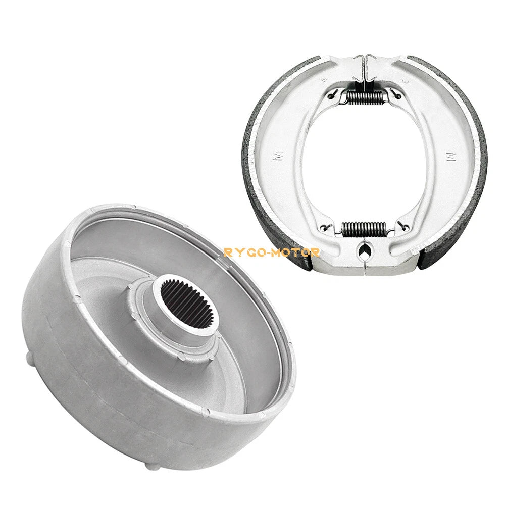 Rear Brake Drum & Shoes Kit for Honda Recon 250 TRX250TE (2002–2023)