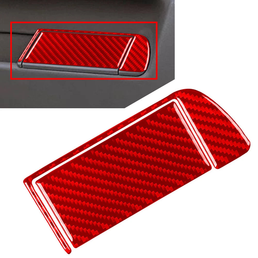 Set of 2 Red Driver Door Storage Panel Cover Trim for BMW 3 Series E36 (1994–1996)