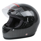 Carbon Fiber Flip Up Full Face Motorcycle Helmet S~XL