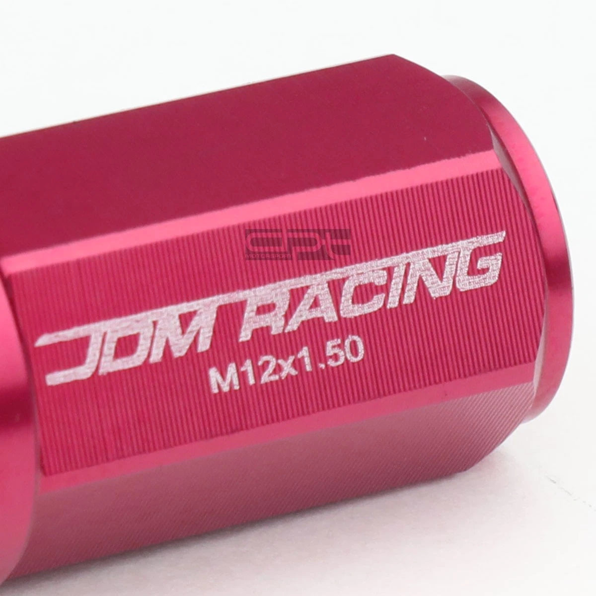 20x M12x1.5 53mm Tall Pink Aluminum Lug Nuts for JDM Vehicles