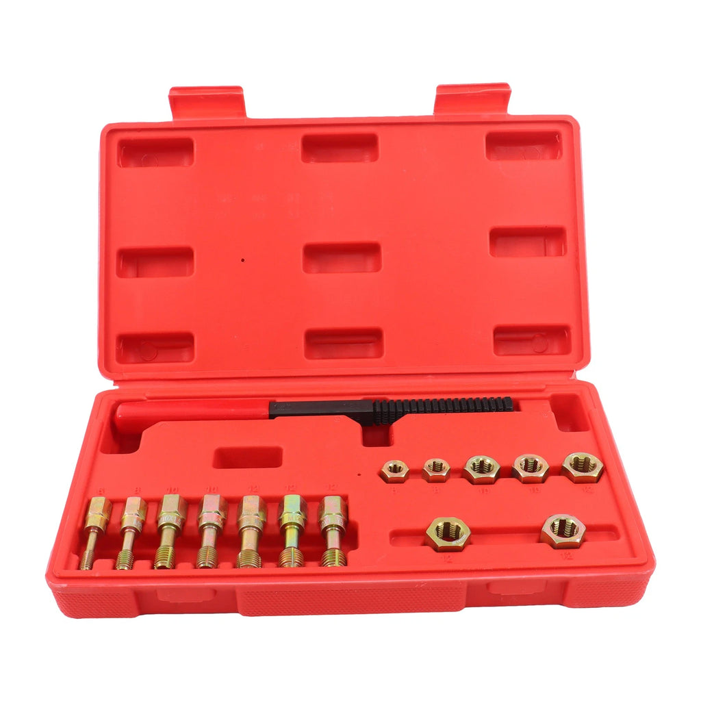 15pcs Metric Thread Chaser Set for Automotive Applications