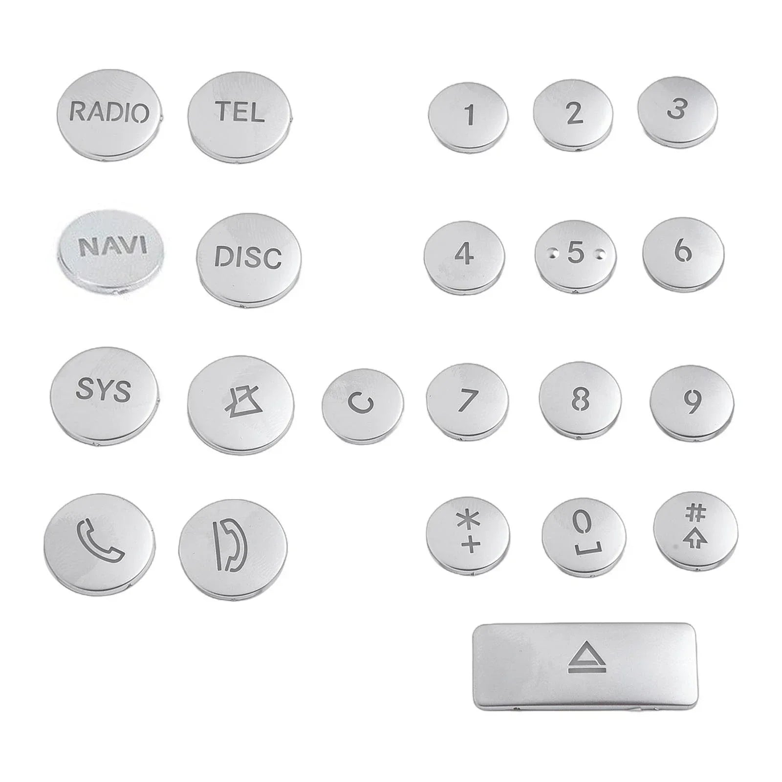 Air Conditioning CD Panel Button Trim for Mercedes C Class W204 GLK X204