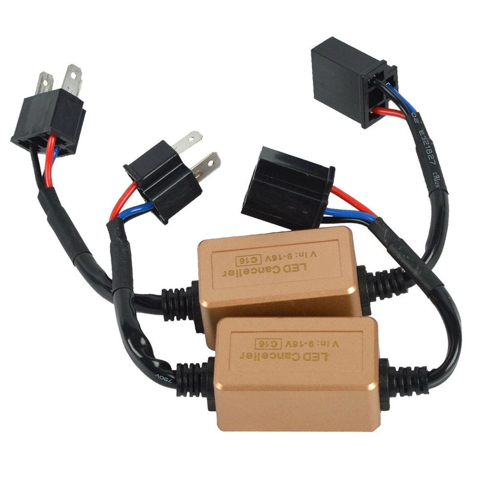 9003 LED Headlight Fog Light Canbus Anti-Flicker Decoder for H4 (2010-2020)