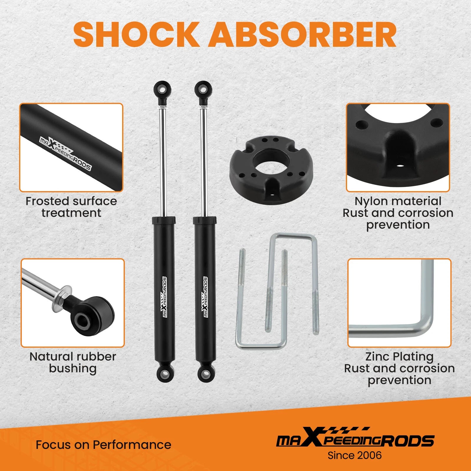 2 Inch Suspension Lift Kit for Ford F150 2WD 4WD (2009–2020)