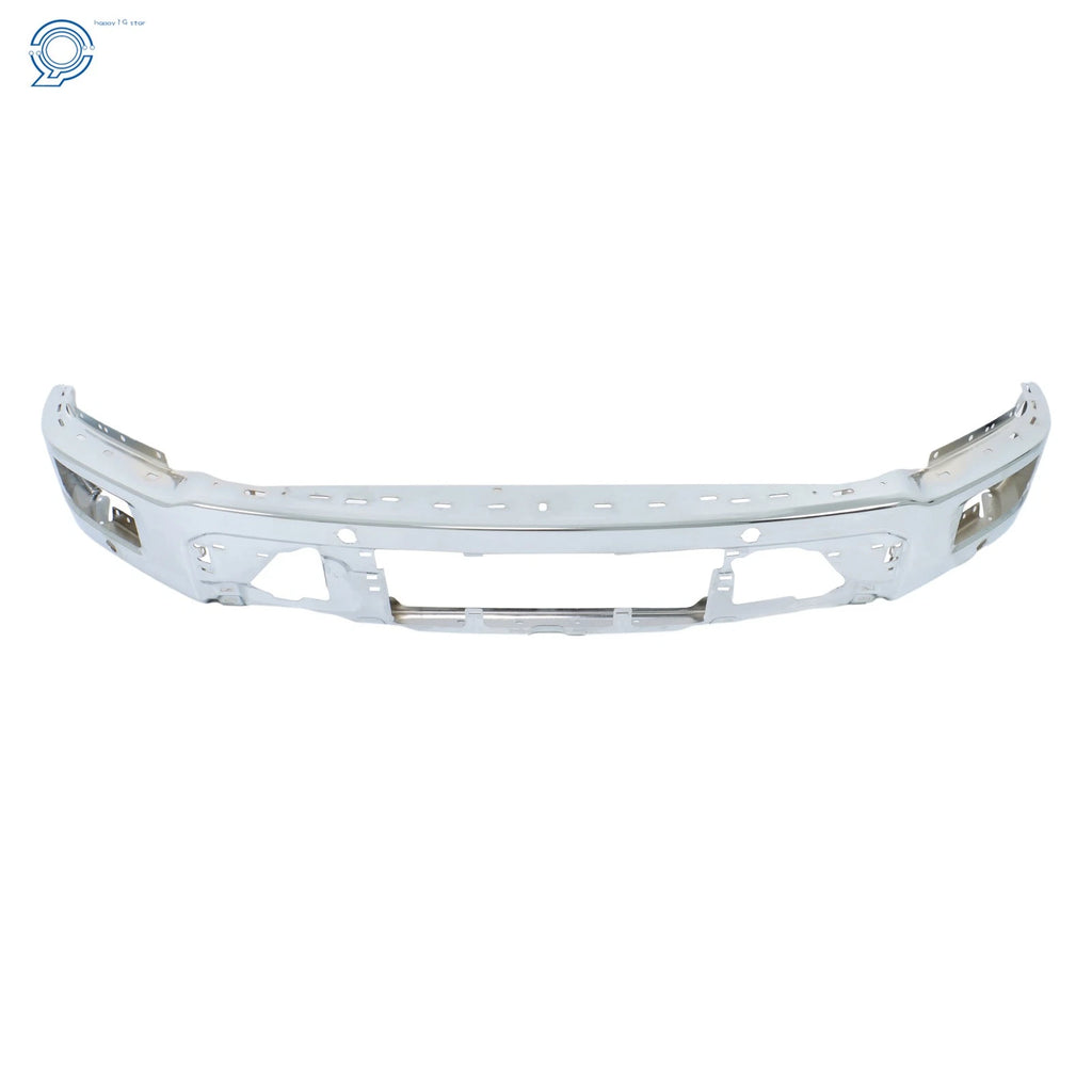 Chrome Front Bumper with 4 Sensor Holes for Ford F-150 (2024–2025)