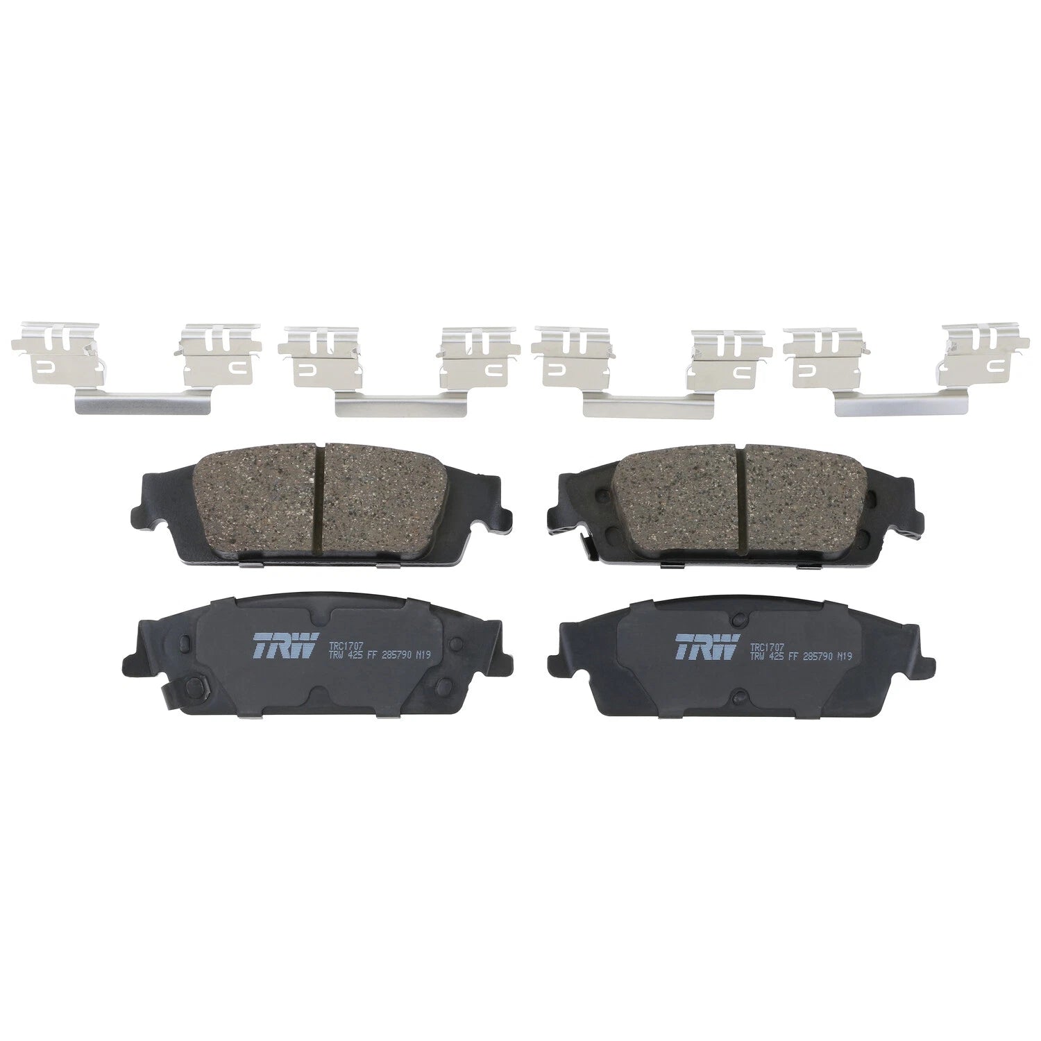 Rear Brake Kit 345mm Rotors & TRW Pro Ceramic Pads for Cadillac Chevrolet GMC