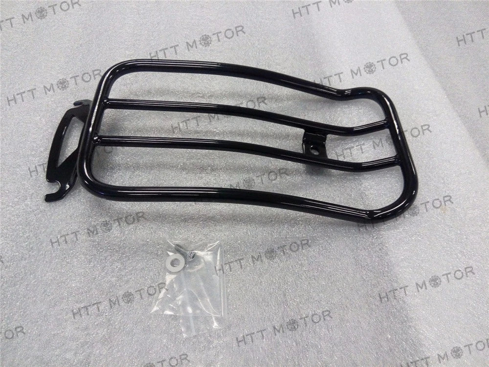 Solo Seat Luggage Rack + CNC Bolt for Harley Touring FLH/FLT (1997–2015)
