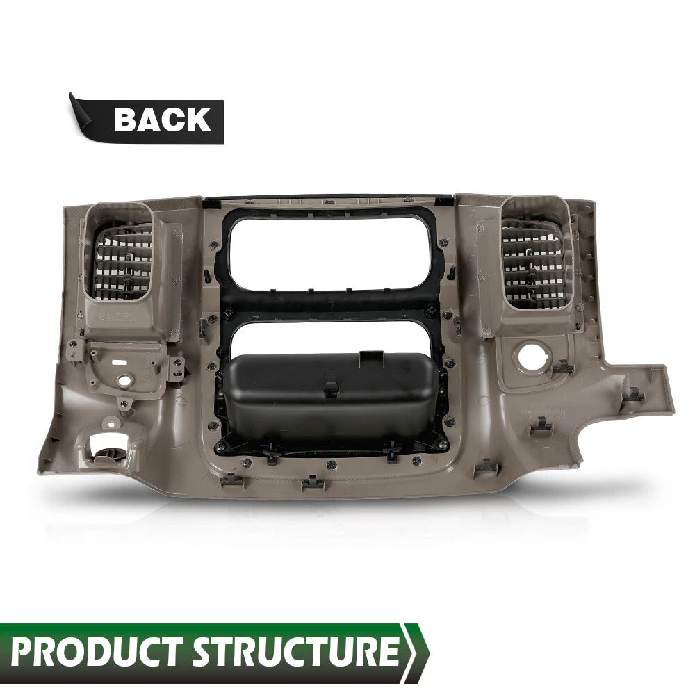 Dash Radio Bezel Climate Trim Panel Vent for Dodge Ram 1500-3500 (2002–2005)