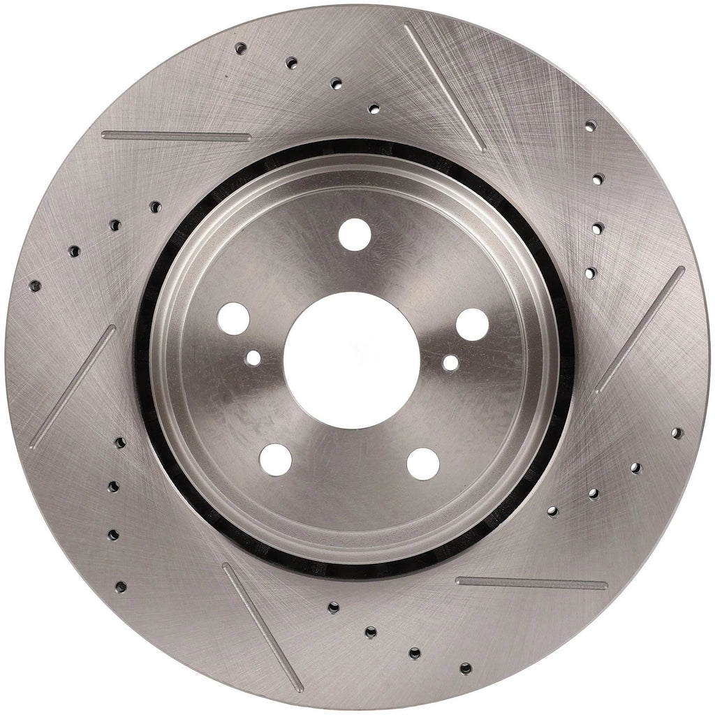 Front Drilled Slotted Brake Rotors for Lexus NX200t NX300h RX350 (2010–2015)