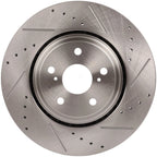 Front Drilled Slotted Brake Rotors for Lexus NX200t NX300h RX350 (2010–2015)