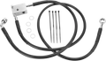 Drag Specialties Rear Brake Line - Black for 640221-BLK