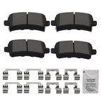 Set of 4 Rear Ceramic Brake Pads for Buick LaCrosse (2010–2016), Regal (2011–2017)