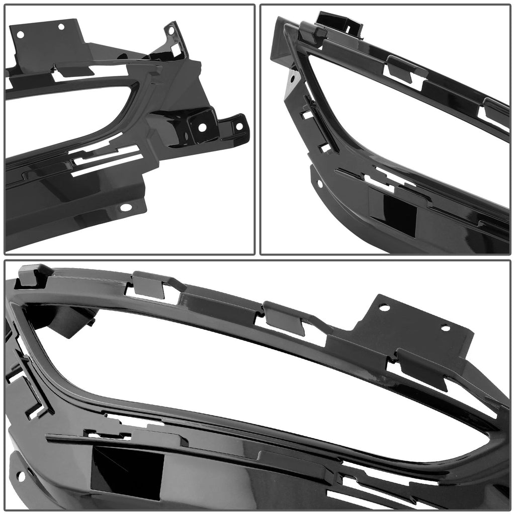 Fog Light Lamp Bezel Cover for Chrysler 200 (2015–2017) - Left Side, Black