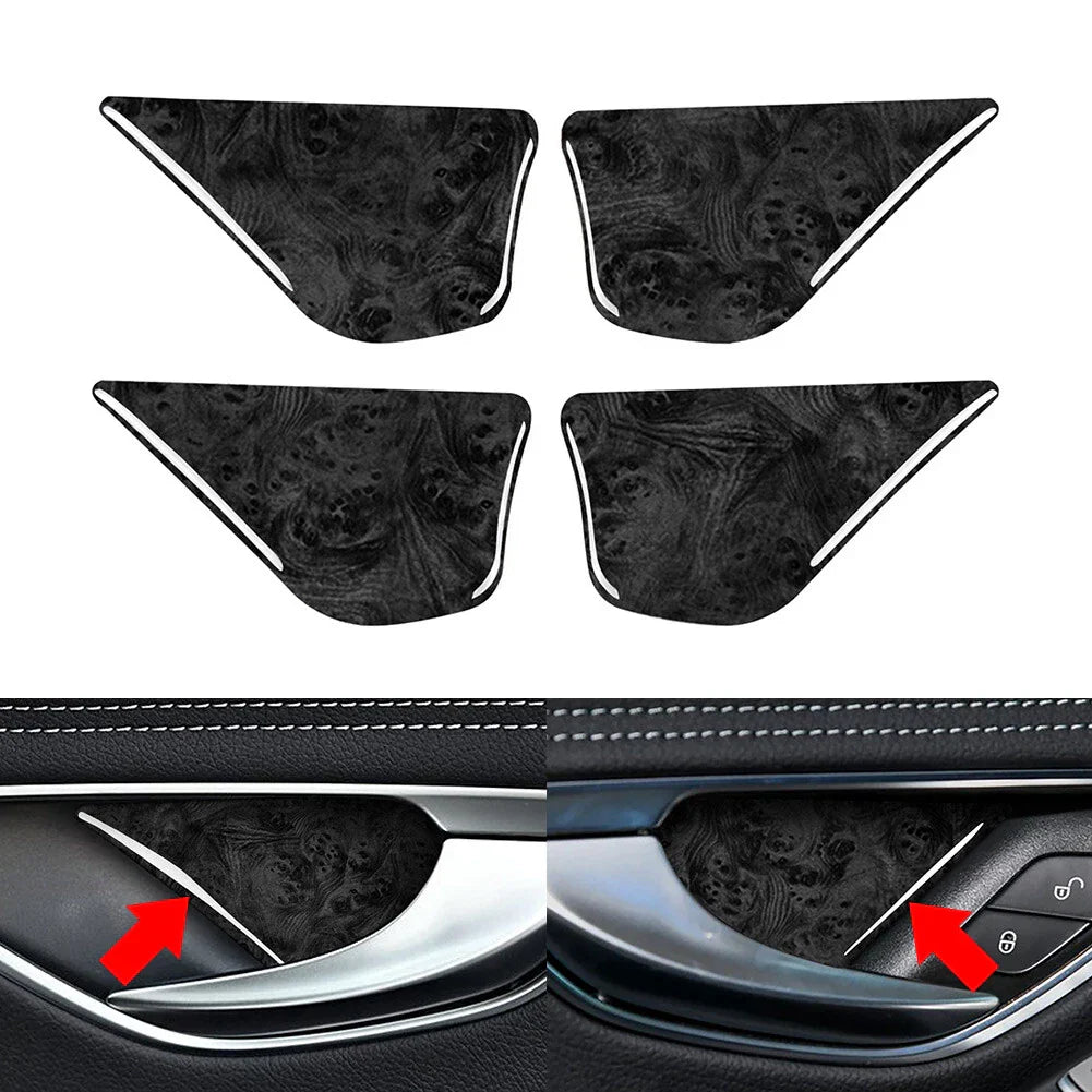 4 x Door Handle Bowl Covers for Mercedes Benz E Class (2011-2018)