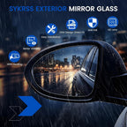 Heated Towing Mirror Glass Replacement for Ram 1500 2010-2022
