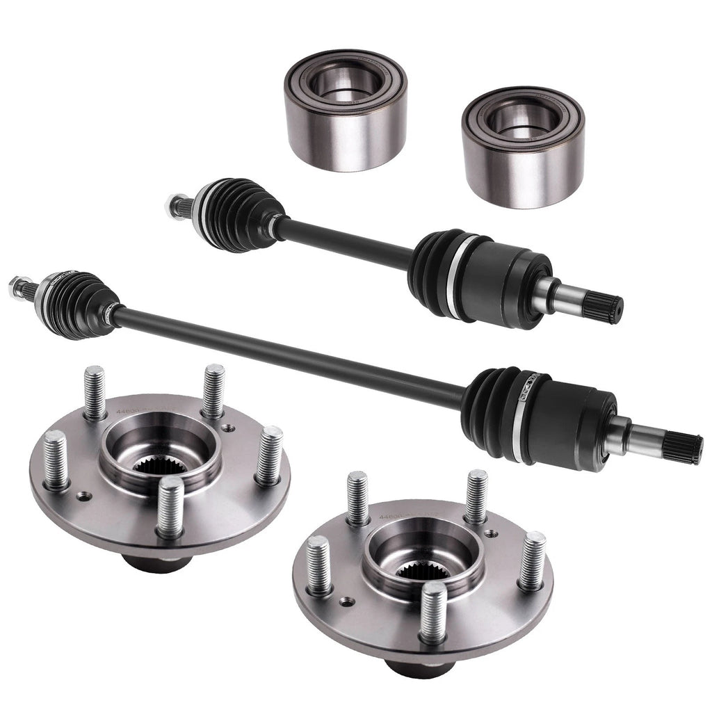 Front CV Axle Shaft + Wheel Hub Bearings for Honda Civic 1.8L (2006–2011)