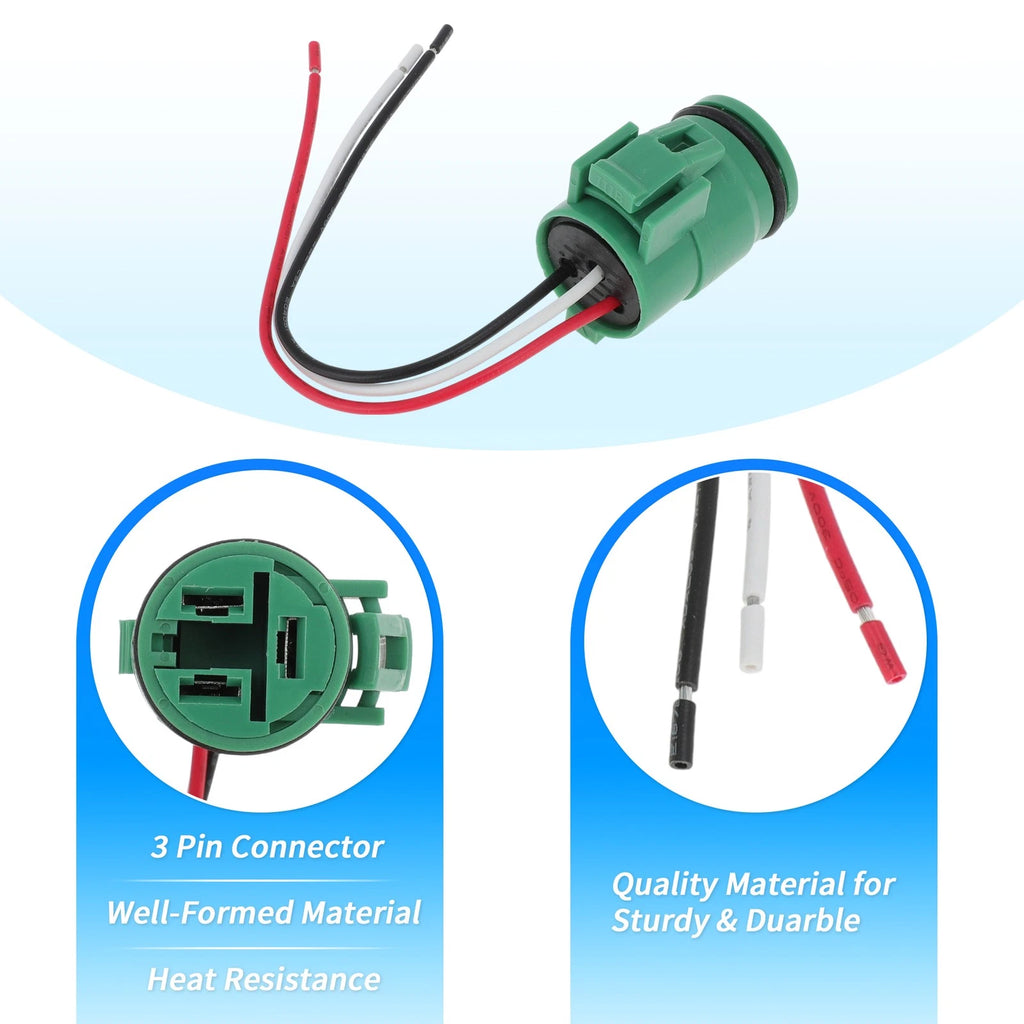 2Pcs Alternator Repair Plug Harness Connector for Toyota Honda 