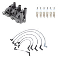 Denso Ignition Coil Wires & 6 Bosch Platinum Spark Plugs for Taurus (1996–1999)