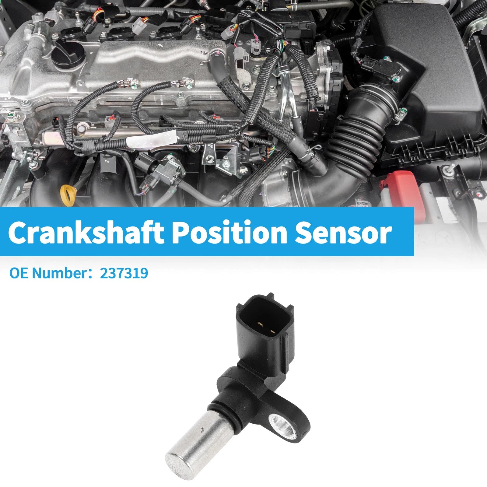 Crankshaft Position Sensor for Nissan Altima 2.4 (1998–2001) No. 237319