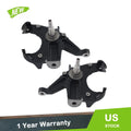 3" Drop Lowering Spindles Kit for Chevy C10 (1975–1987) - 1" Thick Rotor