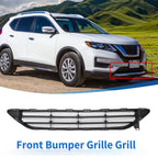 Front Lower Hood Bumper Grille Grill for Nissan Rogue (2016–2020) No.622546FL0A