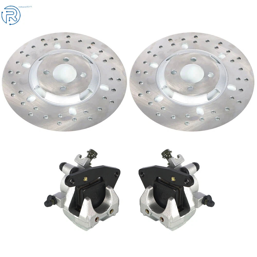 Front Brake Calipers & Disc Rotors for Yamaha Big Bear 400 (2003)