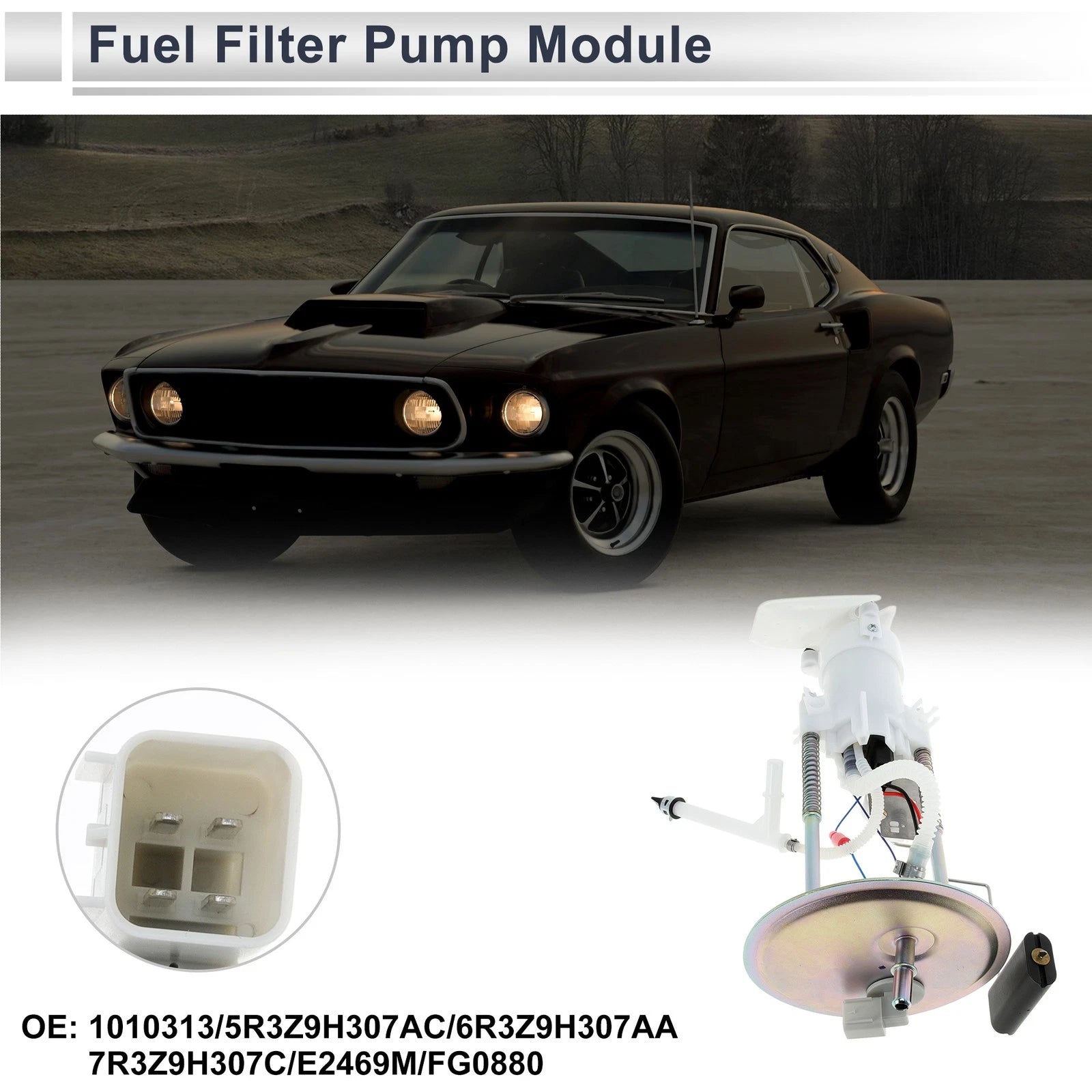 Fuel Pump Assembly for Ford Mustang (2006–2009) V6 4.0L V8 4.6L 5R3Z9H307AC