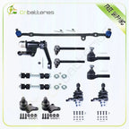 10Pcs Front Ball Joints Tie Rods Center Link Kit for Toyota Pickup (1989–1995)
