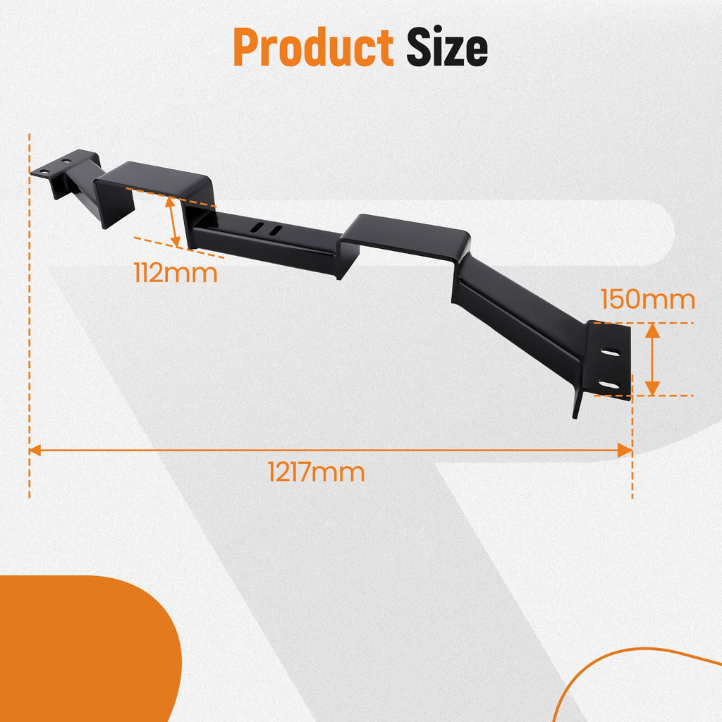 Transmission Crossmember for Chevy Monte Carlo (1978-1988) Black