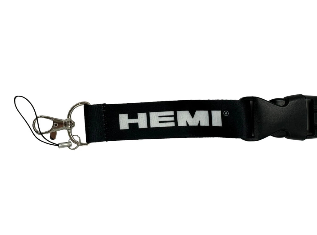HEMI Logo Keychain Lanyard for Chrysler Dodge Jeep Ram (2009–2021)