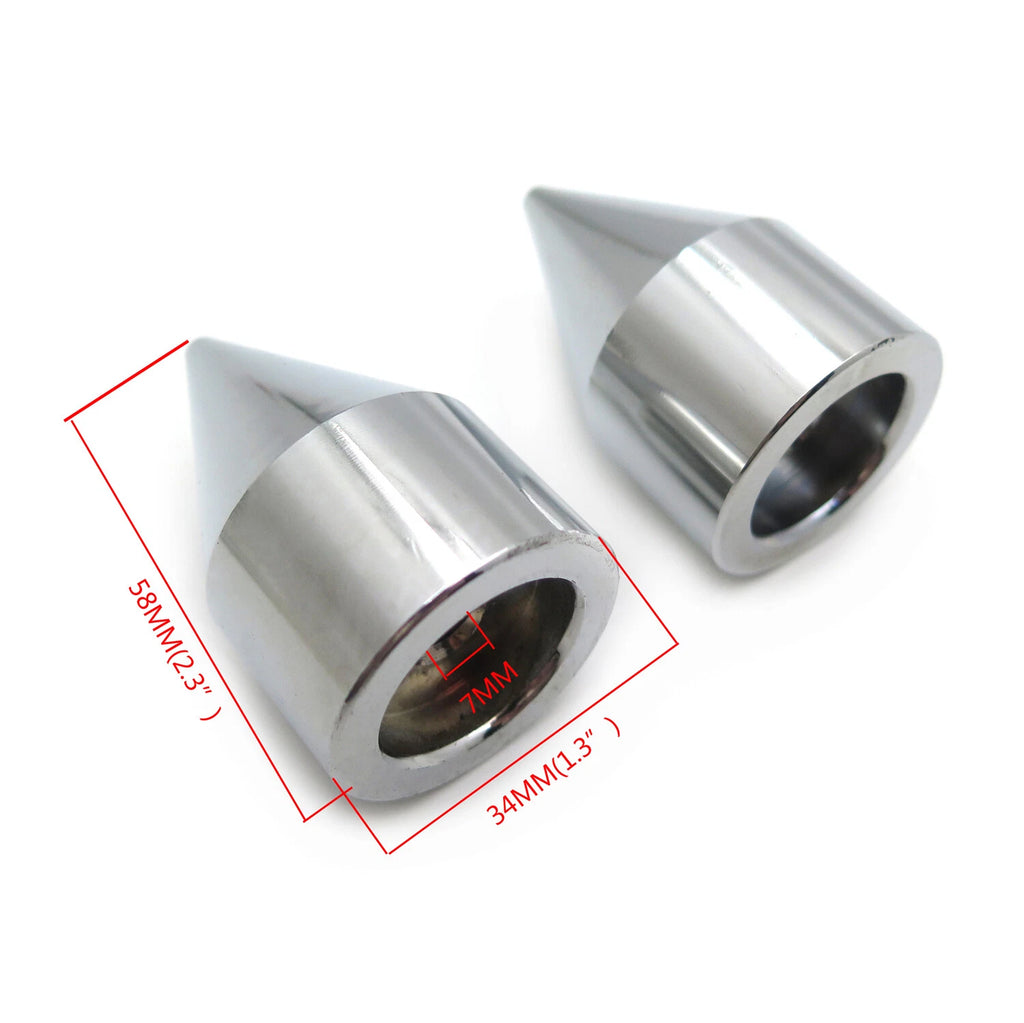 Cone Handle Bar Ends for Kawasaki Ninja 250 500 ZX14 (1994–2007)