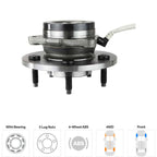 Wheel Hubs for Ford Expedition (1997–2000) Front Left Right with Bearing & Sensor