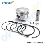 Piston Set STD with Rings for Yamaha 9.9HP 15HP 4-Stroke (1996)