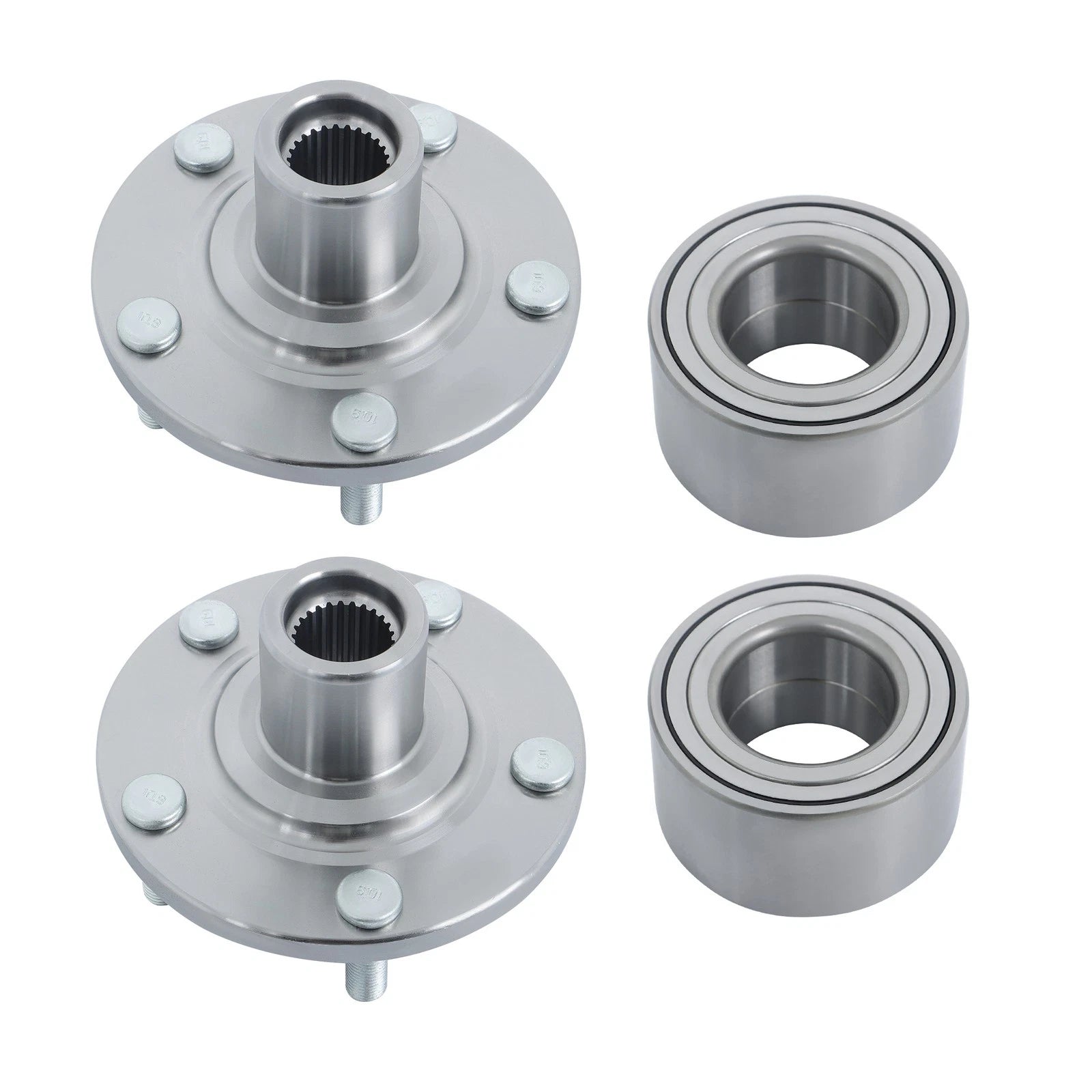 2X Front Wheel Bearing & Hub Assembly for Toyota Camry (2004–2016)