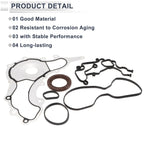 Set of 2 Engine Timing Cover Gasket TCS46162 for Jeep Wrangler (2012–2016)
