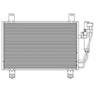 Replacement A/C Condenser Repair Part For 2016-2021 Mazda CX3