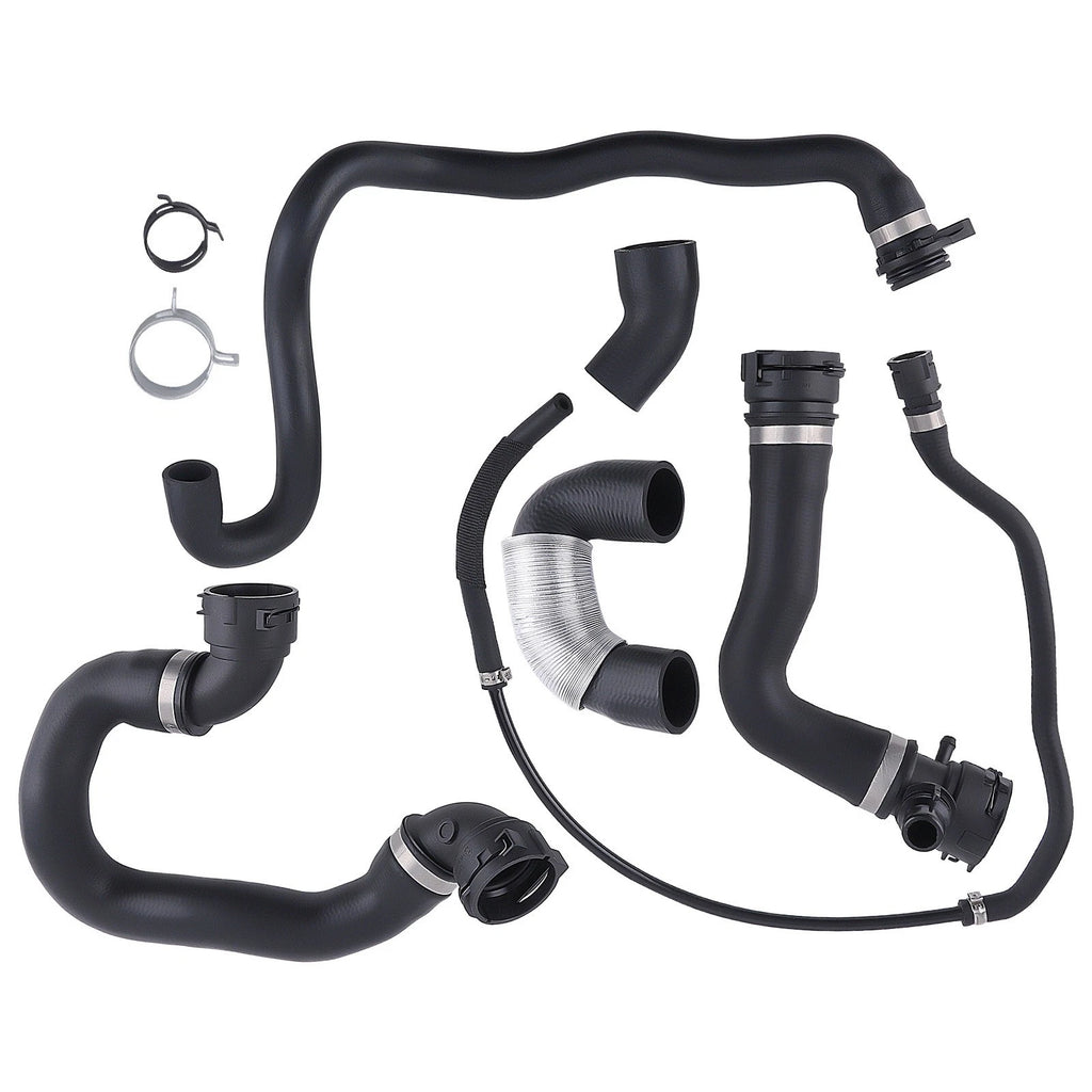 6x Radiator Coolant Water Hose Pipe Kit for BMW 335i xDrive (2009–2010) 17128570061