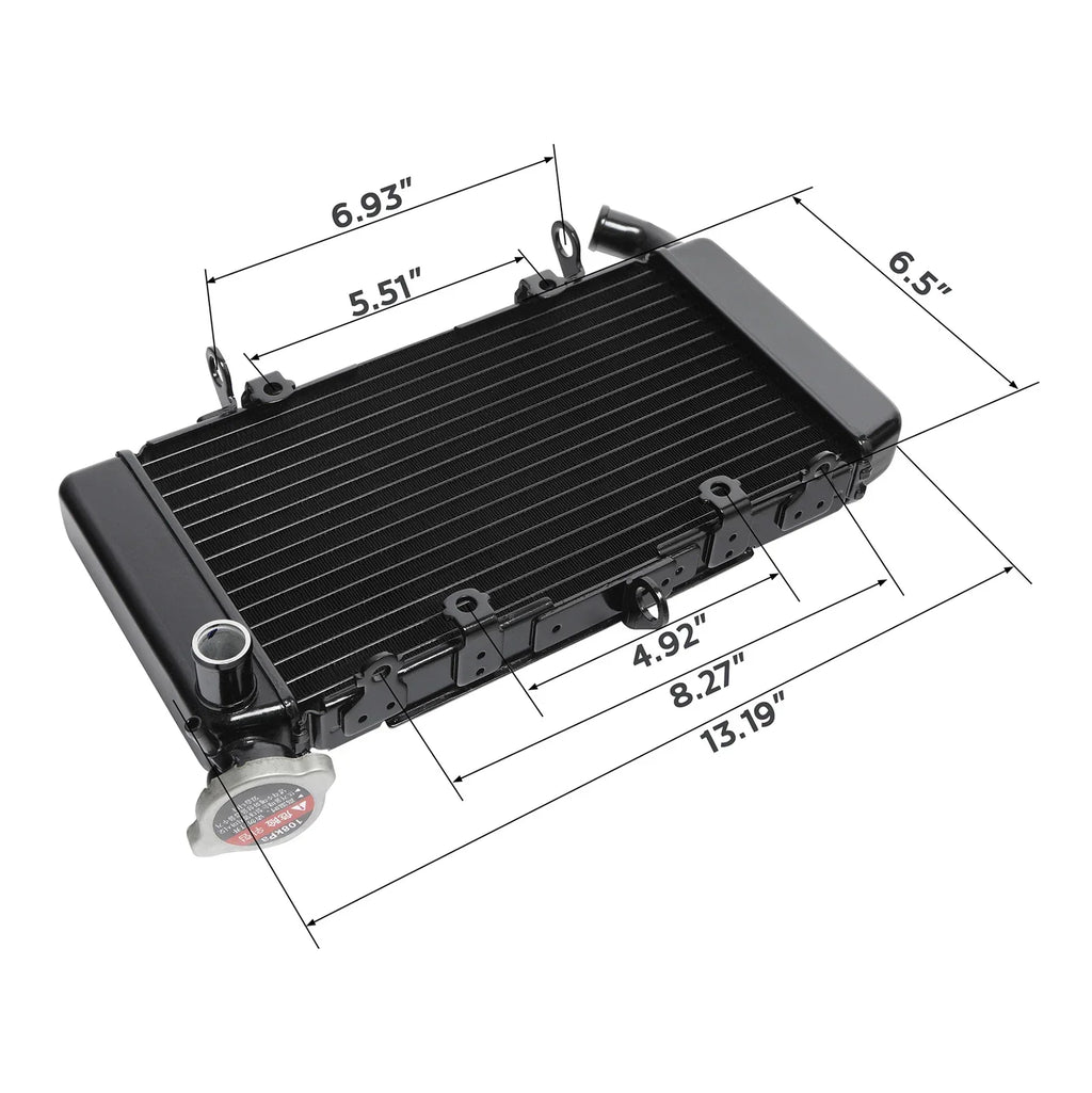 Black Radiator Cooler for Honda CB500F (2019-2021)