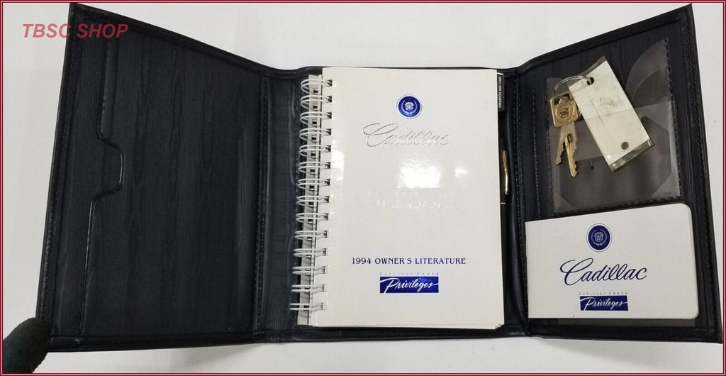 Owners Manual Handbook Case for Cadillac Deville Concours (1994)