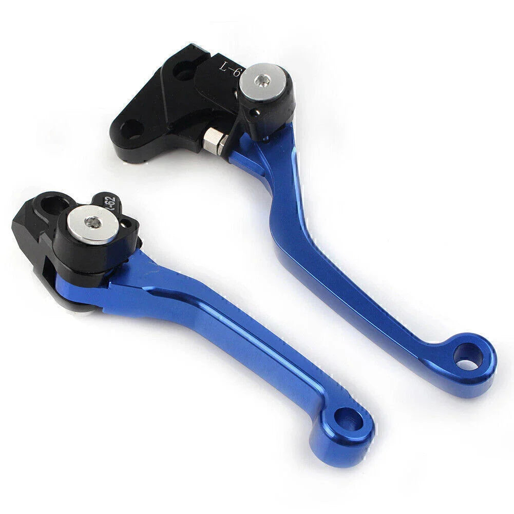 Blue Pivot Brake Clutch Levers for YAMAHA WR 250F WR 450F (2001-2016)
