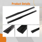 2X Carbon Fiber Side Skirt Extensions for BMW F80 F81 M3 (2015–2018)