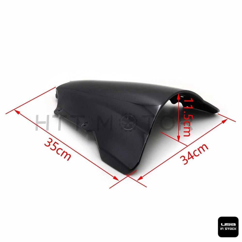 Motorcycle Windscreen for Yamaha YZF R6 (2008–2015) Black/Clear/Smoke