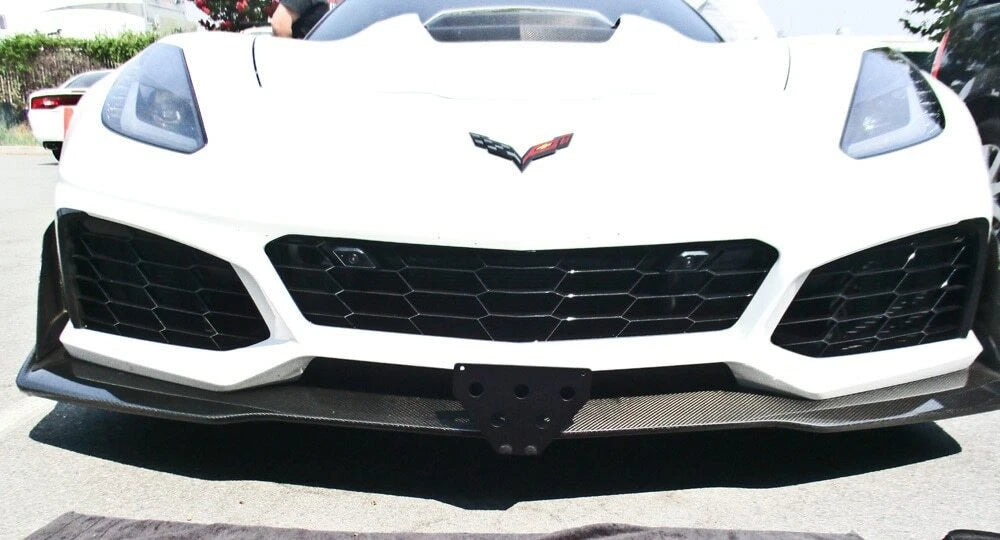 License Plate Bracket Replacement for 2019 Chevrolet Corvette ZR-1 (Removable)