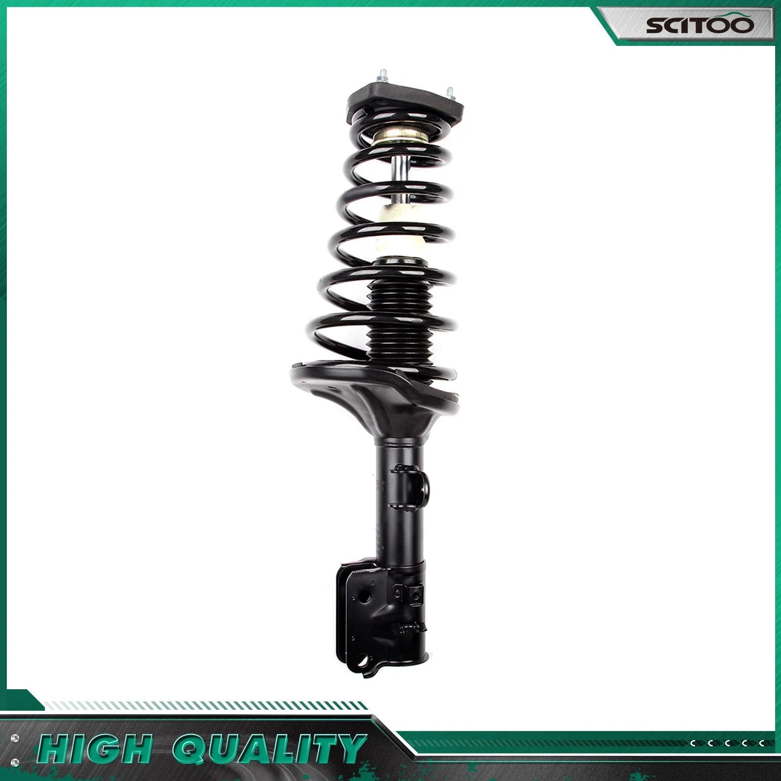 2X Rear Complete Struts w/Spring & Mounts for Kia Sportage (2005–2010)
