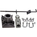 Underbed Flatbed Hitch for Trucks (Universal, 6" Wide x 8" Long)