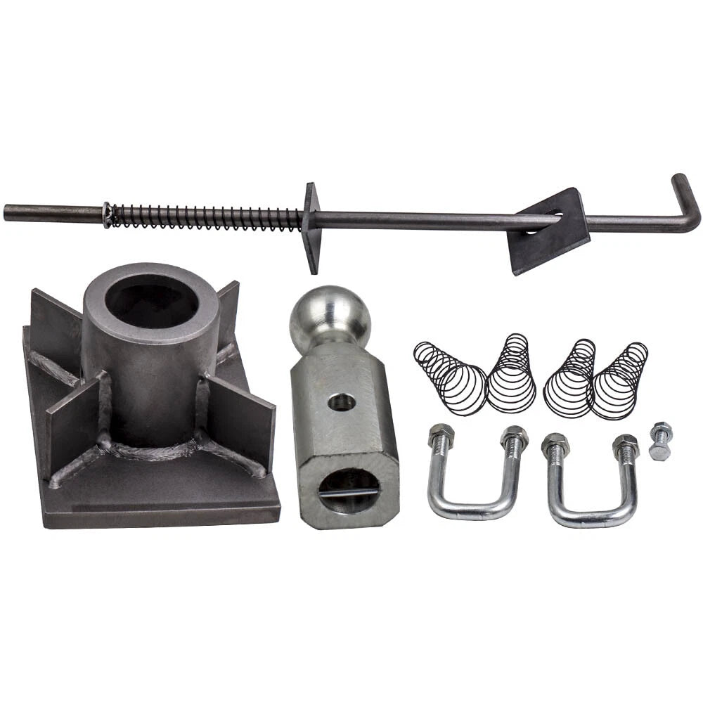 Underbed Flatbed Hitch for Trucks (Universal, 6" Wide x 8" Long)